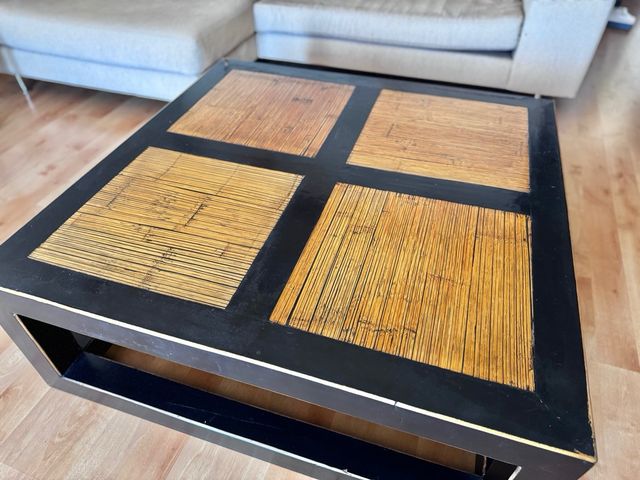 BECARA tavolo in bambù e legno