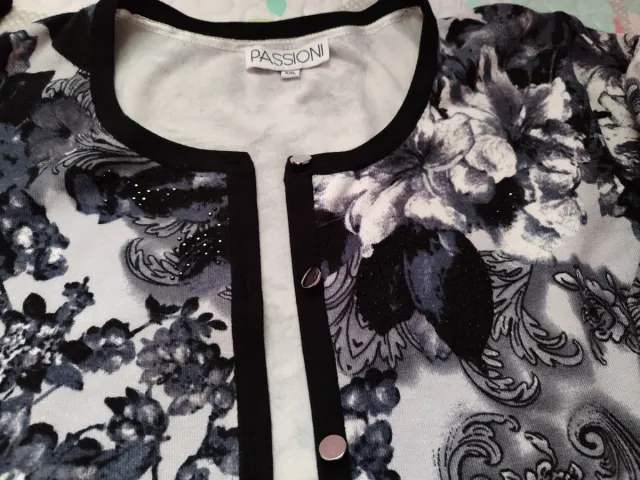 PASSIONI Jersey y Chaqueta Floral XXL