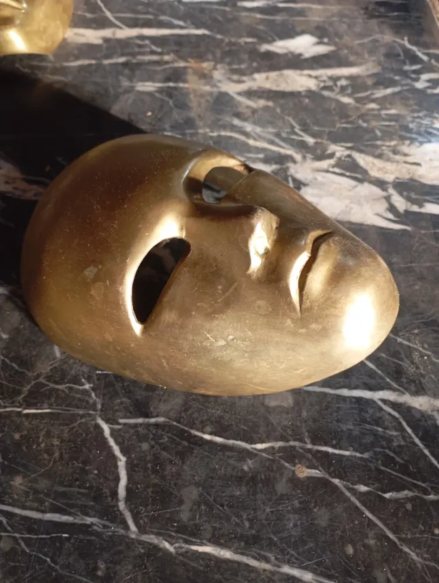 Maschere o maschere decorative in bronzo