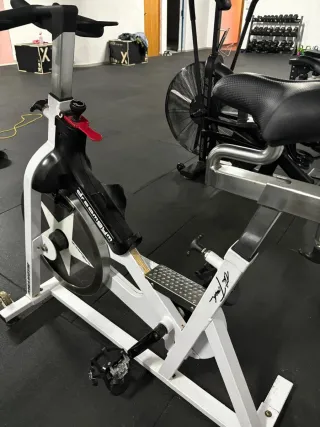 Bicicleta de Spinning Blanca
