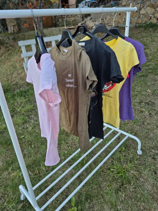 Lotto 5 magliette cotone donna