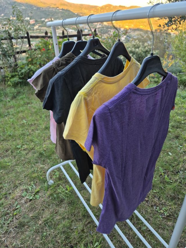 Lotto 5 magliette cotone donna