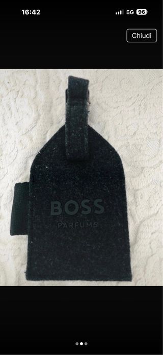 Etichetta bagaglio BOSS con porta penne