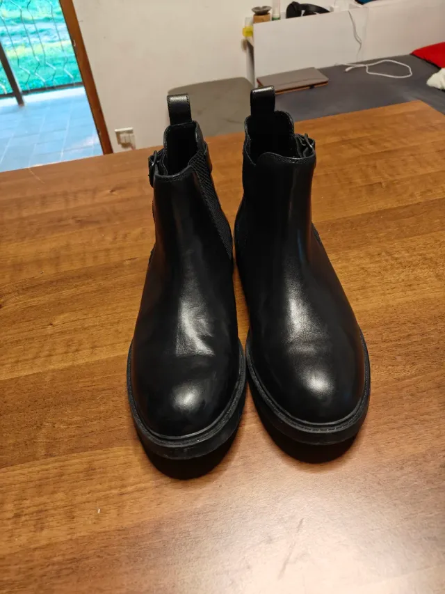 Stivaletti Lumberjack neri pelle