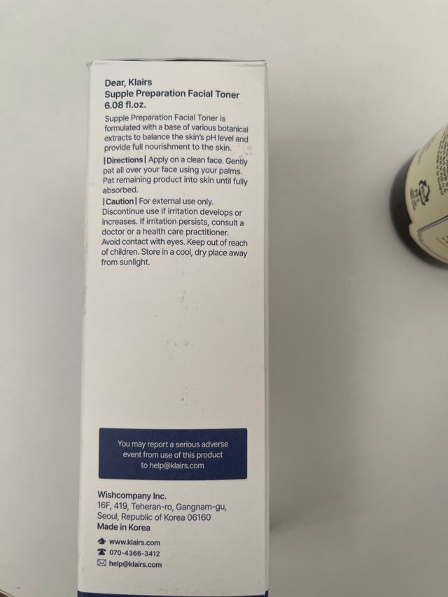 Klairs Supple Preparation Facial Toner