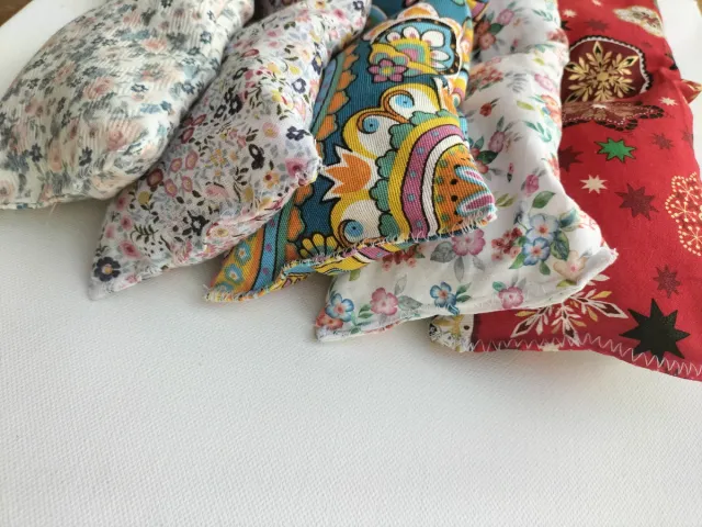 Saquitos térmicos de semillas y lavanda