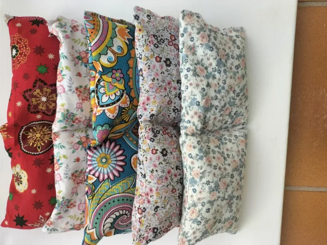 Saquitos térmicos de semillas y lavanda