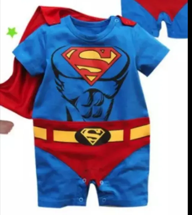 Disfraz Superman bebé con capa
