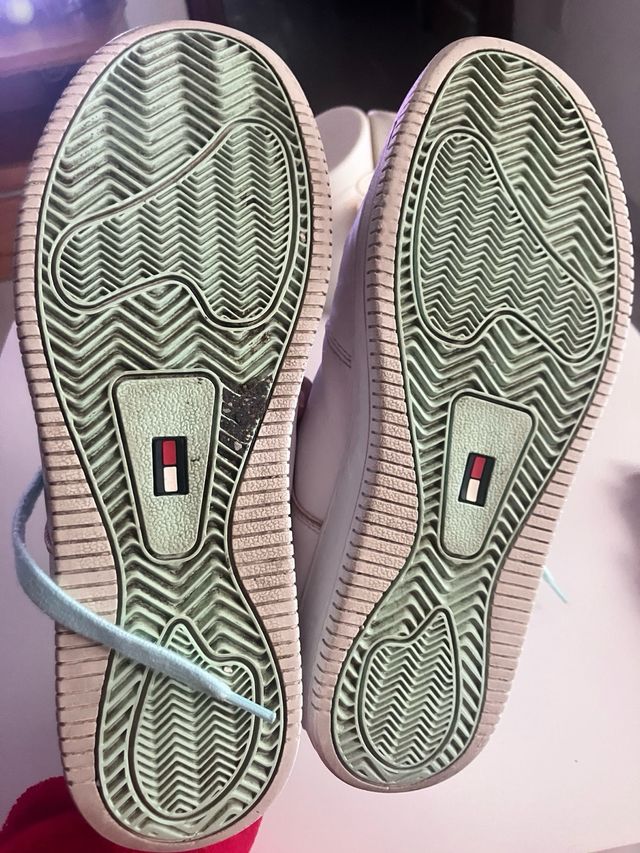 Zapatillas Tommy Jeans Blancas y Turquesa