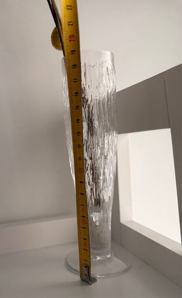 violetero de cristal. años 60