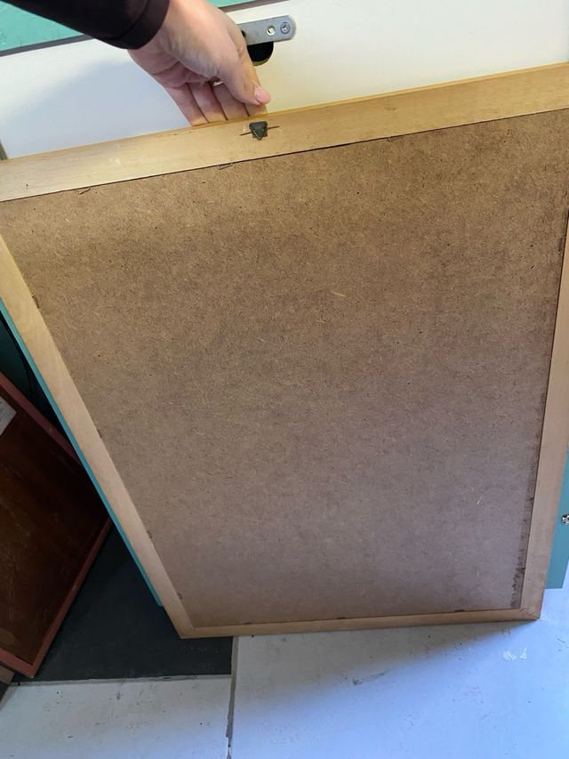 Specchio Vogue con cornice in legno