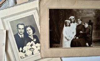 Lote Fotos Antiguas Bodas y Comuniones