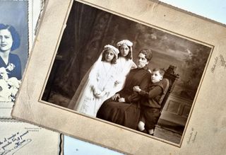 Lote Fotos Antiguas Bodas y Comuniones