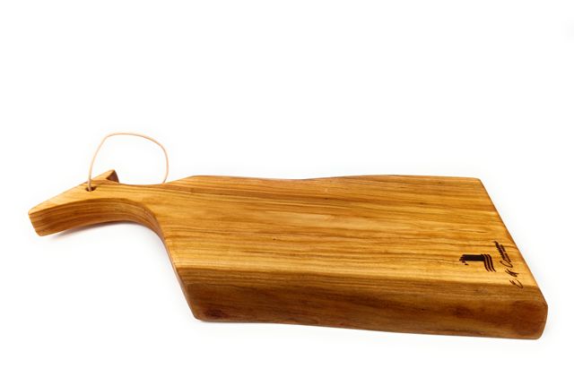 Vassoio da tavola artigianale in legno di ciliegio