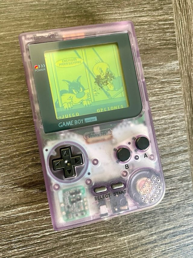 Game Boy Pocket Morado Transparente
