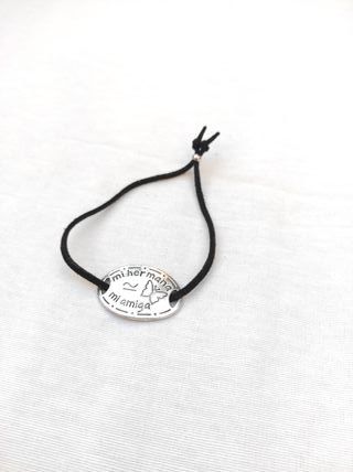 Pulsera Mi Hermana Mi Amiga Plata