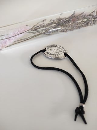 Pulsera Mi Hermana Mi Amiga Plata