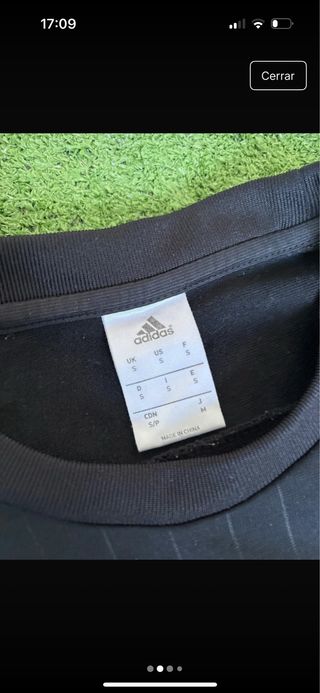 Sudadera Milán Adidas Negra Roja