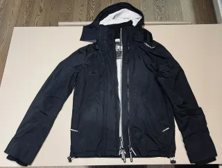 Giacca a vento uomo Superdry nera