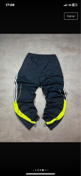 Chándal Real Madrid Adidas Negro Amarillo