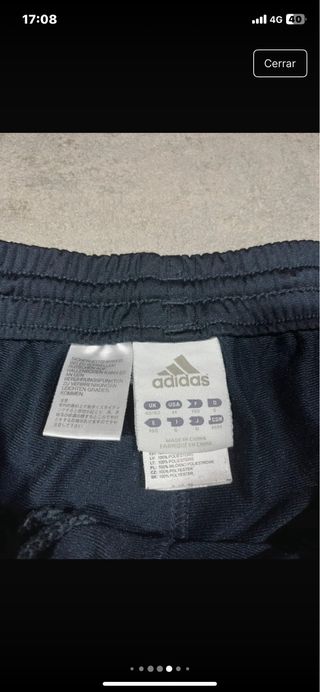 Chándal Real Madrid Adidas Negro Amarillo