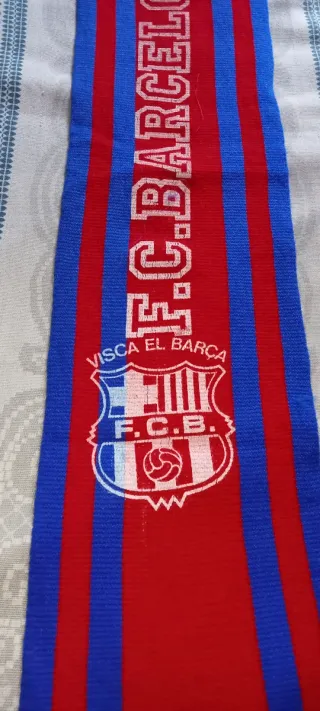 Bufanda F.C. Barcelona Final Copa Europa 1986