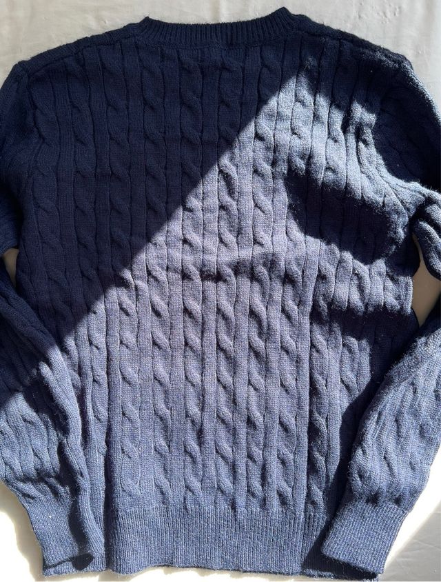 Jersey Polo Ralph Lauren Azul Trenzado