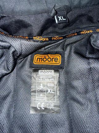 Chaqueta Moto Negra y Rosa