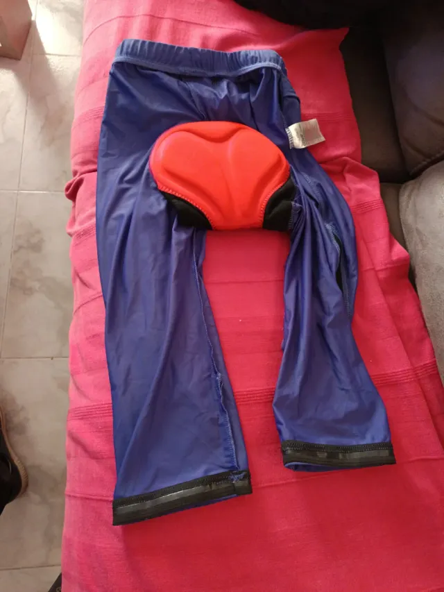 Mallas de Ciclismo Azules y Negras,de mujer