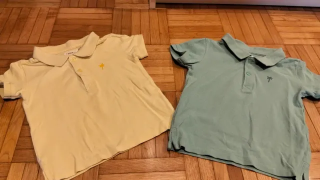 Sfera 2 camisetas bebé tipo polo 18-24 meses