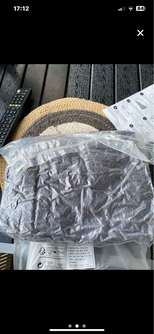 Fodera elastica per divano grigia 190-230 cm