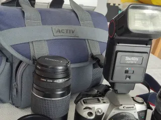 Set Objetivos Canon + Cámara EOS-500