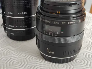 Set Objetivos Canon + Cámara EOS-500