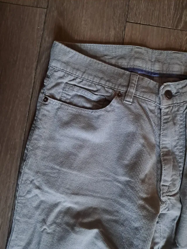 Pantalón de pana azul