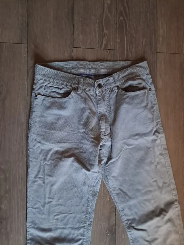 Pantalón de pana azul