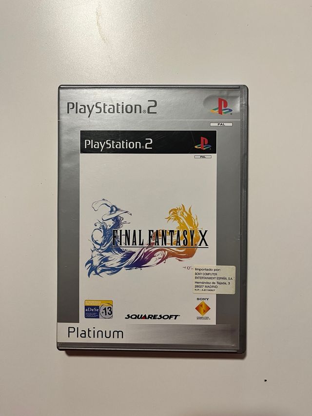 Final Fantasy X Platinum PS2 Español