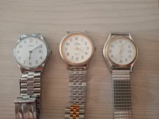 3 Orologi Vintage Argento e Oro