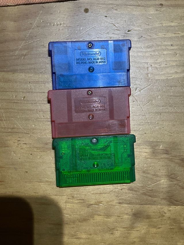 Pack 3 Juegos Pokémon (Zafiro, Rojo Fuego, Esm)