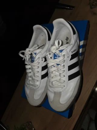 Zapatillas Adidas Samba Blancas y Negras
