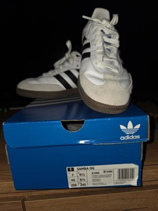 Zapatillas Adidas Samba Blancas y Negras