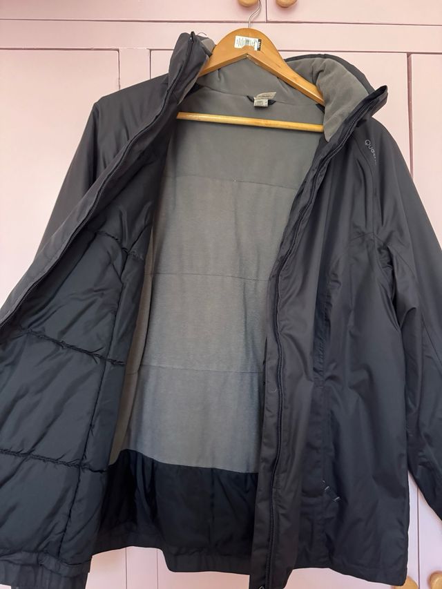 Chaqueta impermeable Quechua gris