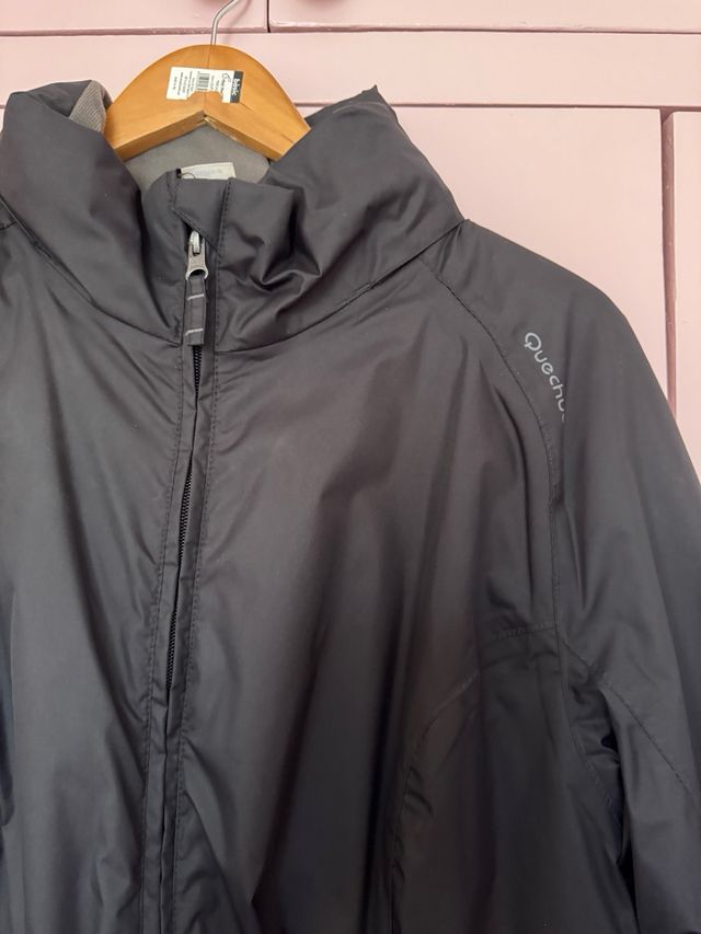 Chaqueta impermeable Quechua gris