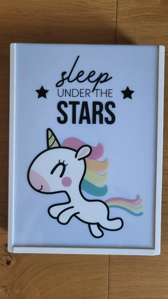 Caja de luz LED Ale-Hop Unicornio