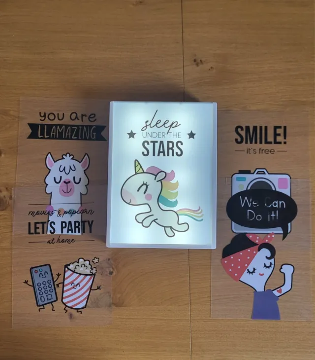 Caja de luz LED Ale-Hop Unicornio