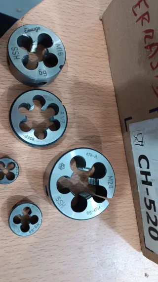 Terrajas para roscar todas las medidas