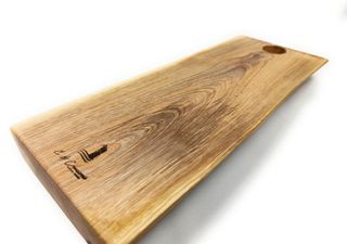 Vassoio artigianale in legno di noce