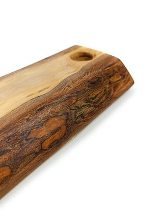 Vassoio artigianale in legno di noce