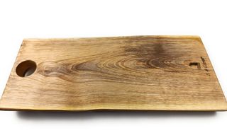 Vassoio artigianale in legno di noce