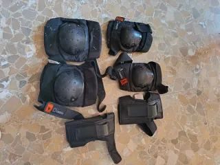 Protecciones Oxelo Patinaje (Rodilleras, Muñequera