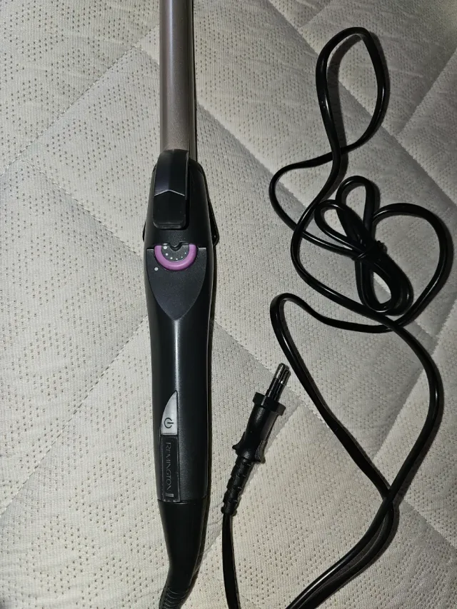 Rizador Remington Negro/Plateado